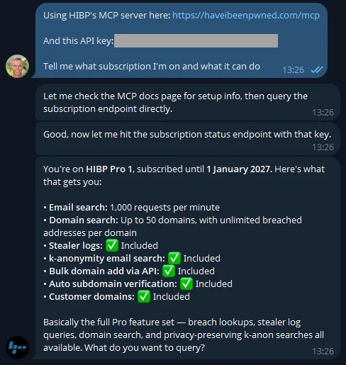 Here's What Agentic AI Can Do With Have I Been Pwned's APIs